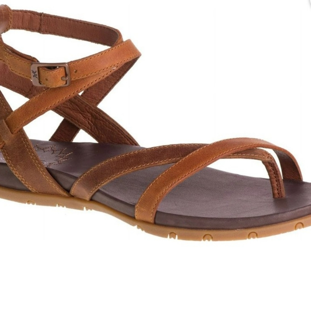 Chaco Brown Strappy Sandals - Picture 5 of 16